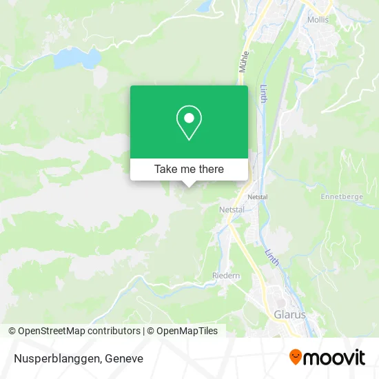 Nusperblanggen plan