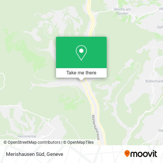 Merishausen Süd map