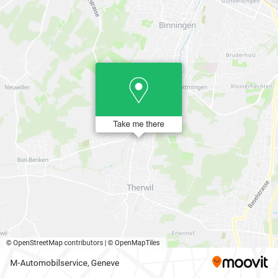 M-Automobilservice map