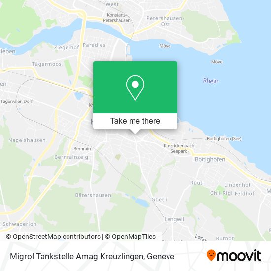 Migrol Tankstelle Amag Kreuzlingen map