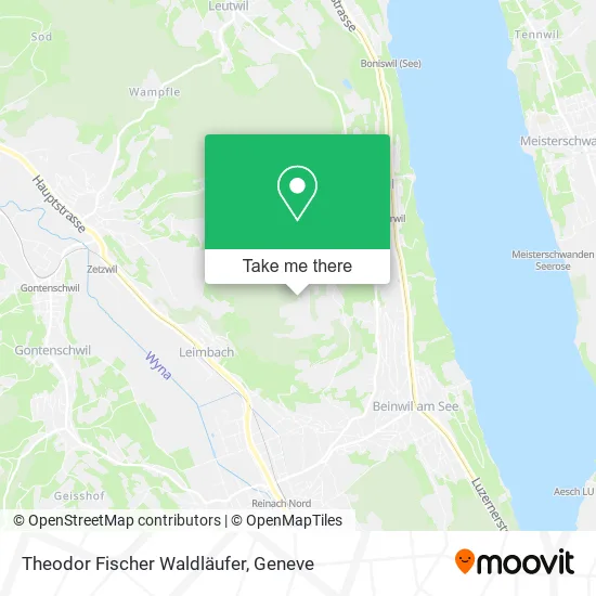 Theodor Fischer Waldläufer map