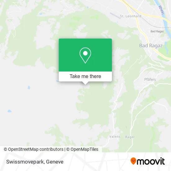 Swissmovepark map