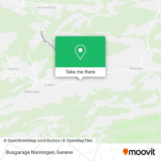 Busgarage Nunningen map