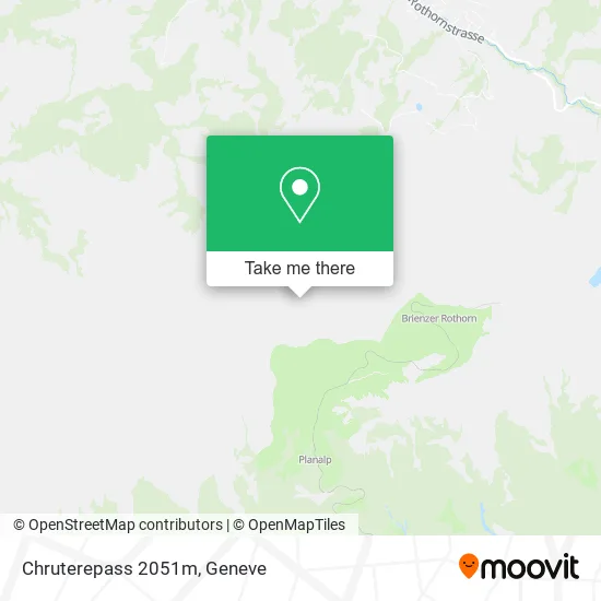 Chruterepass 2051m map
