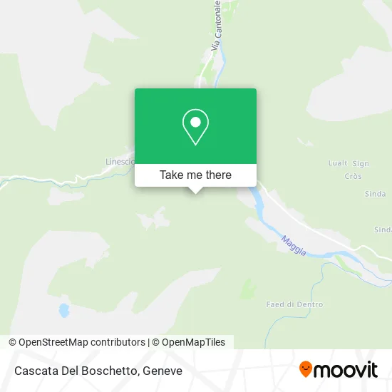 Cascata Del Boschetto map