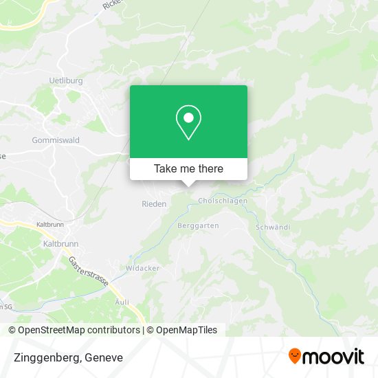 Zinggenberg map