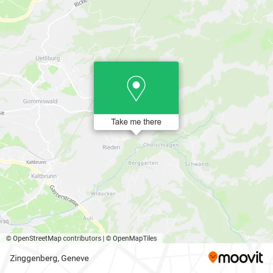 Zinggenberg map