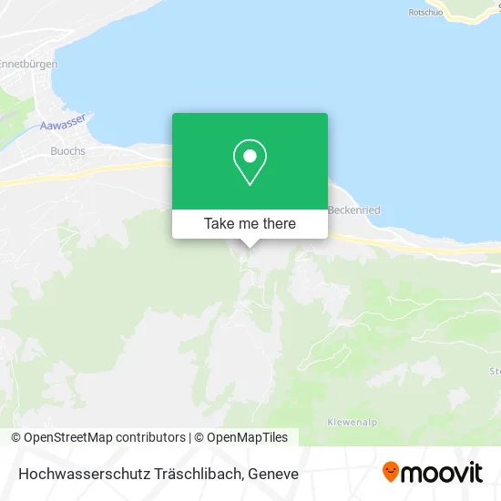 Hochwasserschutz Träschlibach map