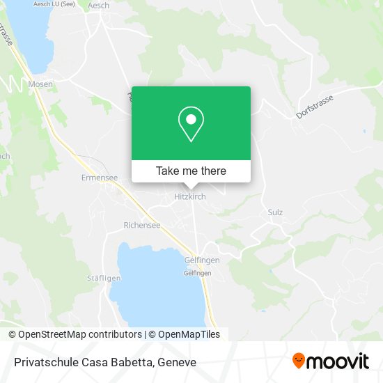 Privatschule Casa Babetta map