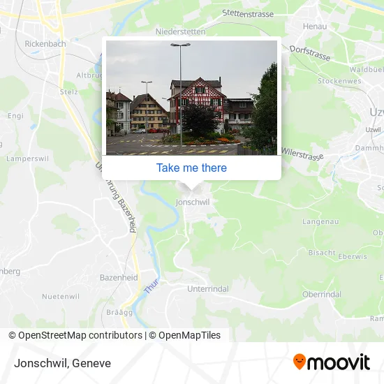 Jonschwil map
