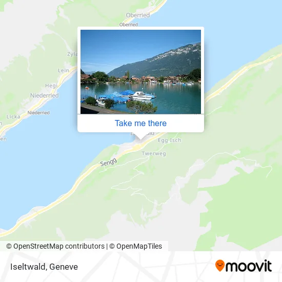 Iseltwald map