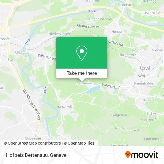 Hofbeiz Bettenauu map