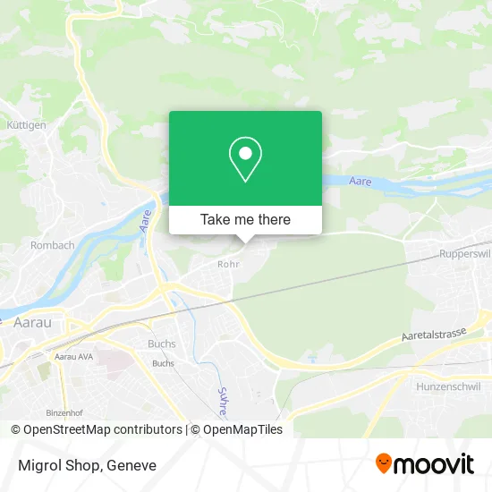 Migrol Shop map