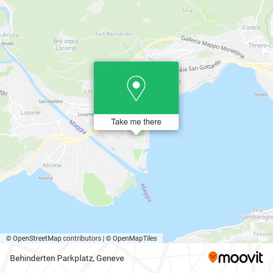 Behinderten Parkplatz map