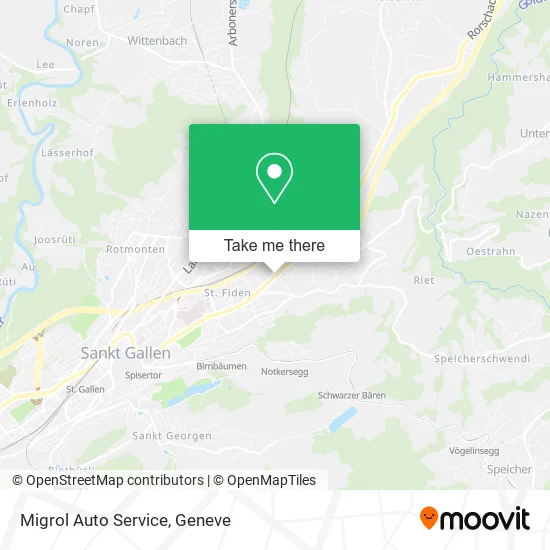 Migrol Auto Service map