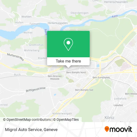 Migrol Auto Service map