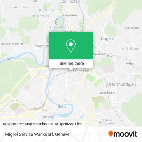Migrol Service Wankdorf map