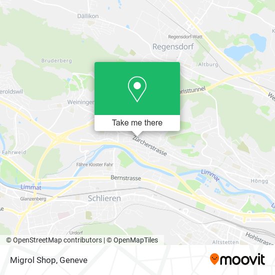 Migrol Shop map