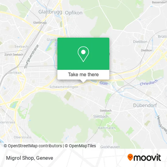 Migrol Shop map