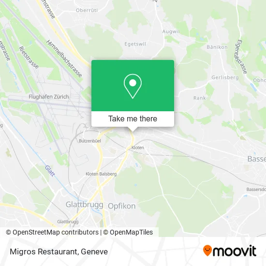 Migros Restaurant map