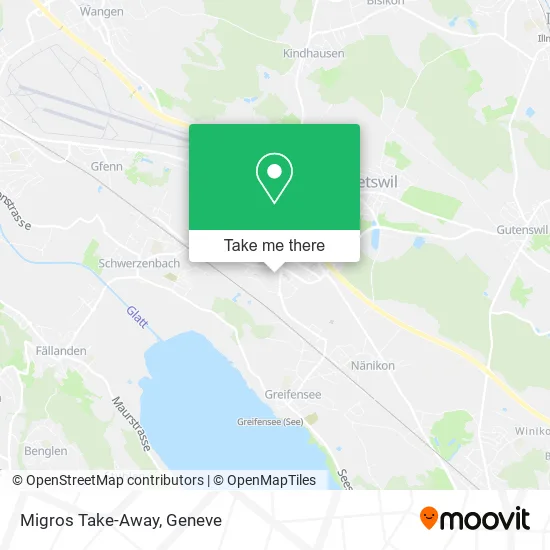 Migros Take-Away map