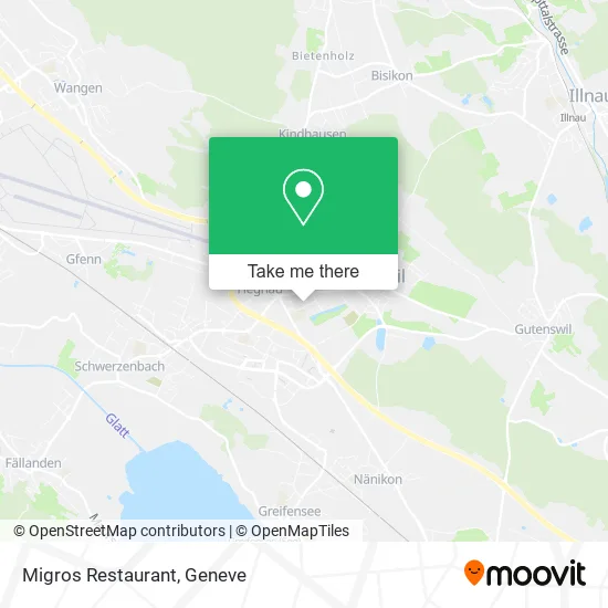 Migros Restaurant map