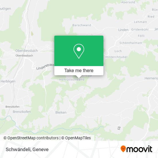 Schwändeli map