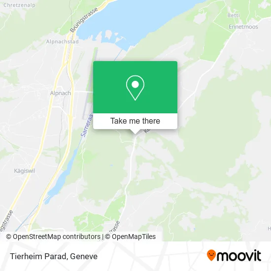 Tierheim Parad map