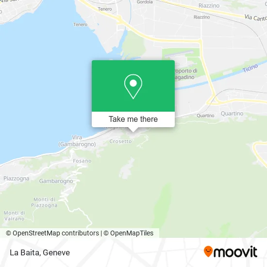 La Baita map