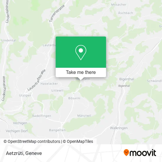 Aetzrüti map