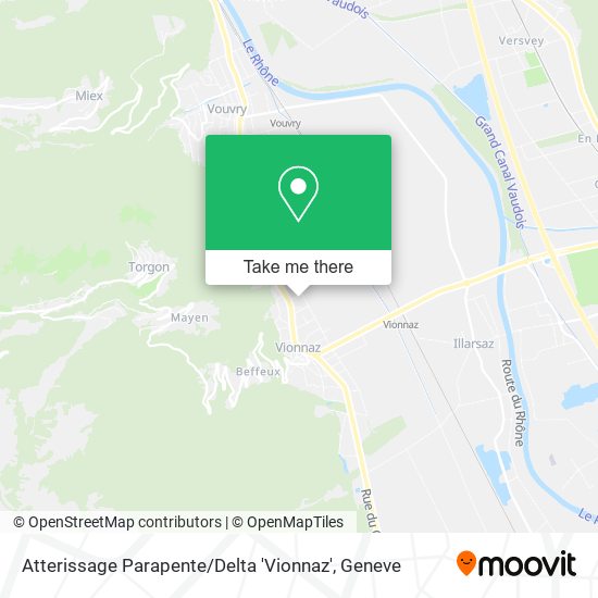 Atterissage Parapente / Delta 'Vionnaz' map