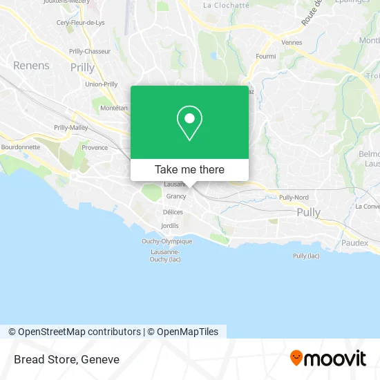 Bread Store map