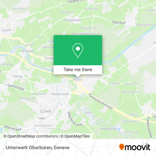 Unterwerk Oberbüren map