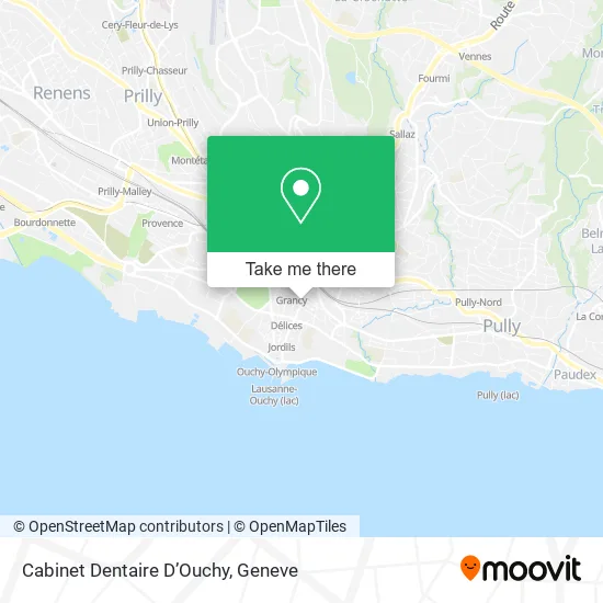 Cabinet Dentaire D’Ouchy map