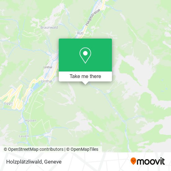 Holzplätzliwald map