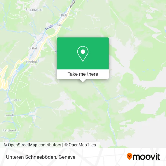 Unteren Schneeböden map