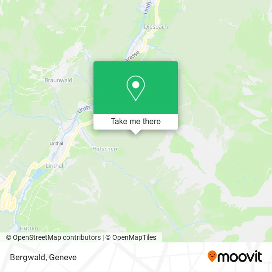 Bergwald map