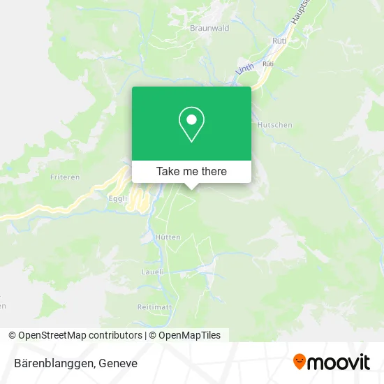 Bärenblanggen map