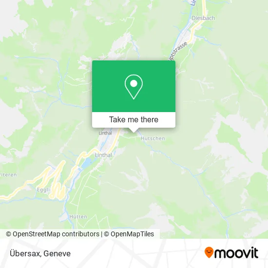 Übersax map