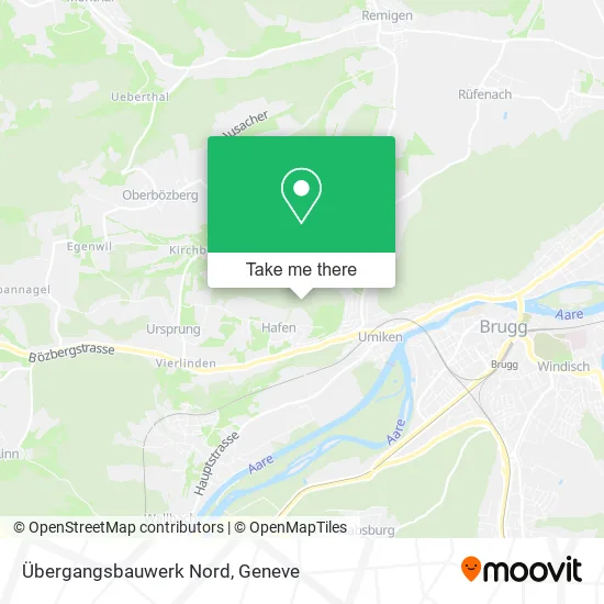 Übergangsbauwerk Nord map