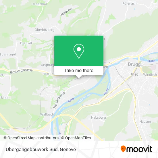 Übergangsbauwerk Süd map