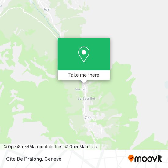 Gîte De Pralong map