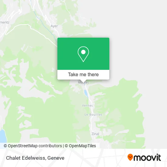 Chalet Edelweiss map
