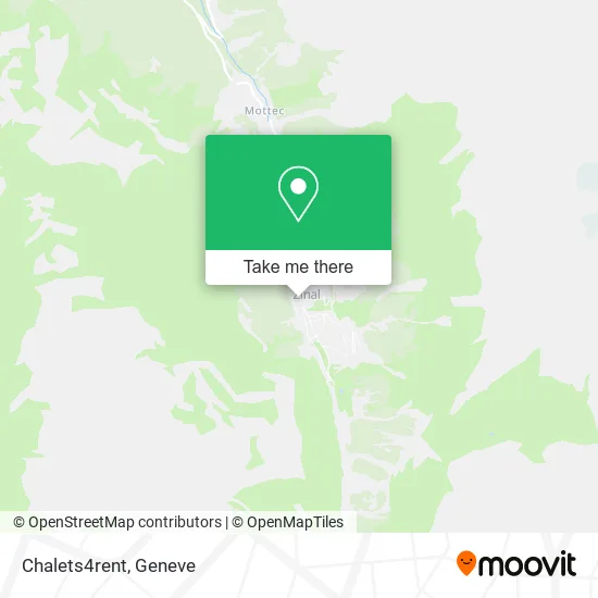 Chalets4rent map