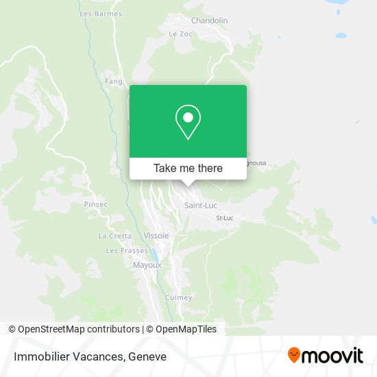 Immobilier Vacances map