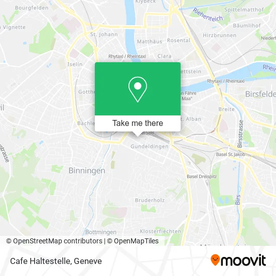 Cafe Haltestelle map