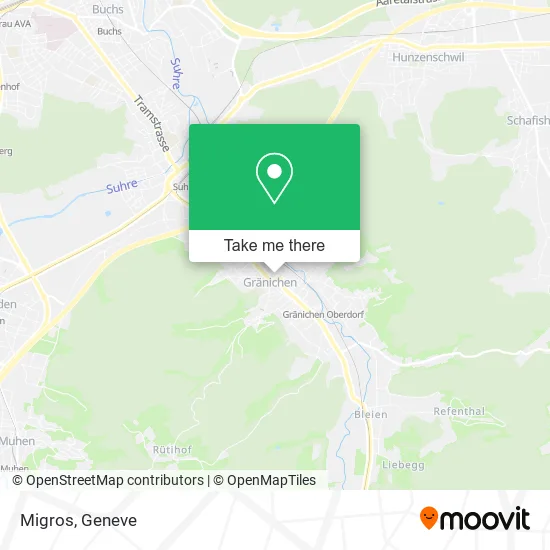 Migros map