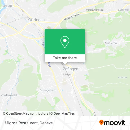 Migros Restaurant map