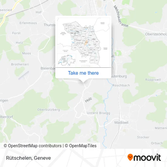 Rütschelen map