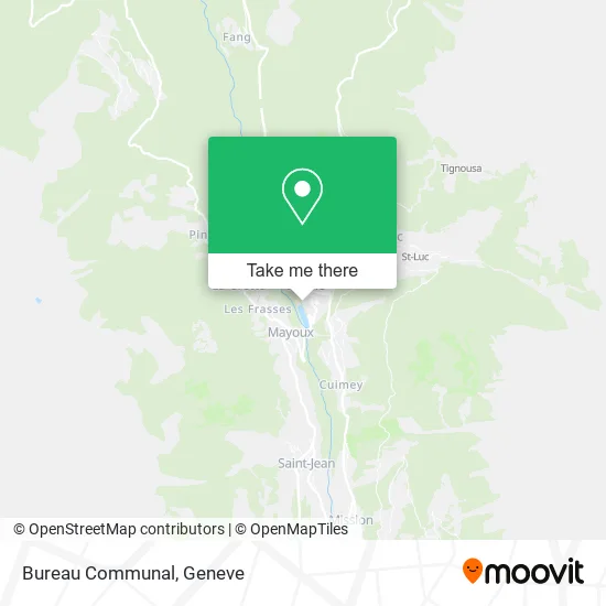 Bureau Communal map